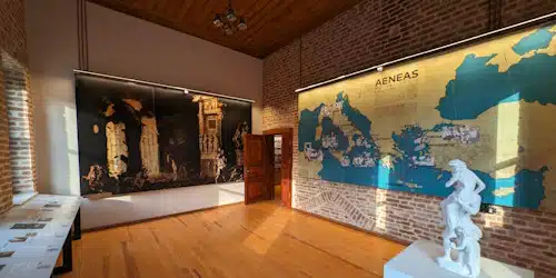 Aeneas Rotası Ziyaretçi Merkezi tasarım ve uygulama işleri tamamlandı