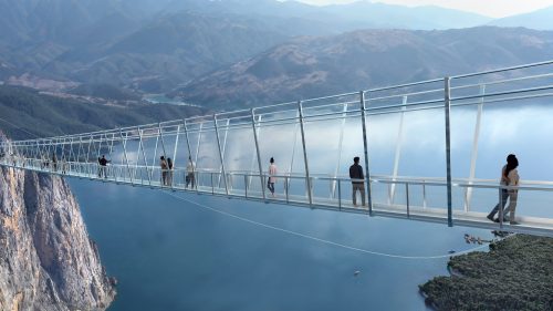 Şahinkaya Kanyonu köprüsü 