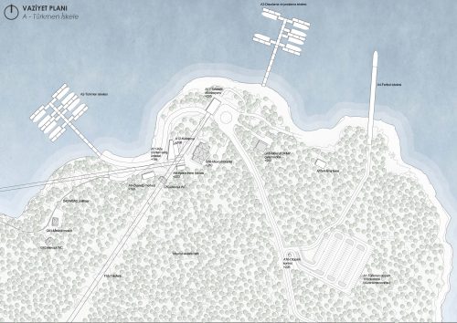 Türkmen İskele vaziyet planı 
