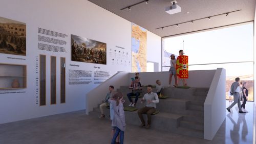 Dara Savaşı'nın da anlatıldığı sergi salonu