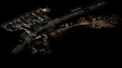 Gece müzeciliği kapsamında ziyarete açılacak Dara Nekropol bölgesinden genel görünüş